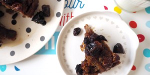 Beitragsbild des Blogbeitrags Traditioneller englischer Brotpudding – the healthier version