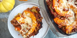 Beitragsbild des Blogbeitrags Mein liebstes Herbstrezept: Kürbislasagne
