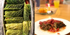 Beitragsbild des Blogbeitrags Kohlrouladen – mit Tomatensauce werden sie zum Familienrezept!