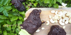 Beitragsbild des Blogbeitrags Cremiges Casheweis mit gesalzenem Karamell