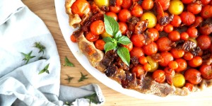 Beitragsbild des Blogbeitrags Tomatenquiche 