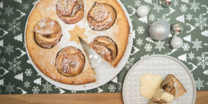 Beitragsbild des Blogbeitrags Bratapfelkuchen