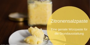 Beitragsbild des Blogbeitrags Zitronensalzpaste