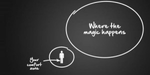 Beitragsbild des Blogbeitrags A comfort zone is a beautiful place, but nothing ever grows there