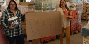 Beitragsbild des Blogbeitrags 25 Paletten Lebensmittel an gemeinnützigen Verein gespendet