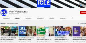 Beitragsbild des Blogbeitrags Neuer YouTube Kanal entdeckt: Positive Listicles