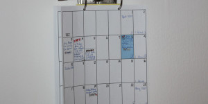 Beitragsbild des Blogbeitrags Kalender DIY zum Aufhängen