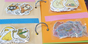 Beitragsbild des Blogbeitrags schnelles DIY für ein Sticker Flakes Album