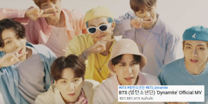 Beitragsbild des Blogbeitrags BTS Dynamite hat einen neuen Rekord gebrochen! 