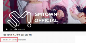 Beitragsbild des Blogbeitrags Bad Boy erreicht als erster Red Velvet Song 300 Mio. Views 