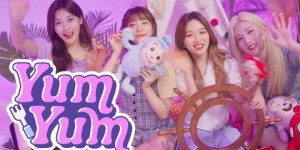 Beitragsbild des Blogbeitrags CF: LOONAs Yeojin, Kim Lip, Choerry & Gowon für Cocomong – Teaser 