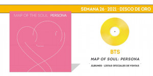 Beitragsbild des Blogbeitrags Shortnews: “Map of the Soul: Persona” wurde nach mehr als 20.000 Verkäufen in Spanien nun mit Gold ausgezeichnet und holt damit die erste Auszeichnung in jenem Land für BTS