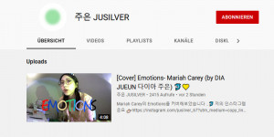 Beitragsbild des Blogbeitrags DIAs Jueun hat nun einen eigenen YouTube Kanal 