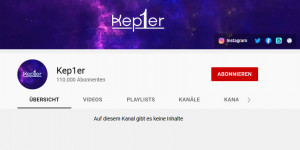 Beitragsbild des Blogbeitrags Kep1er haben nun einen eigenen YouTuber Kanal eröffnet