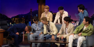 Beitragsbild des Blogbeitrags BTS besprechen die jüngste Kontroverse mit James Corden persönlich