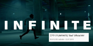 Beitragsbild des Blogbeitrags Shortnews: „Bad“ von Infinite hat als erstes Musikvideo der Band 50 Mio. Views erreicht
