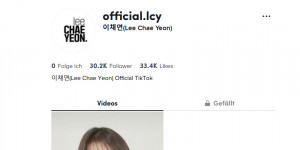 Beitragsbild des Blogbeitrags Lee Chaeyeon hat nun einen eigenen TikTok Account