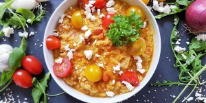 Beitragsbild des Blogbeitrags Rezept: Kichererbsen-Curry mit Cousocus