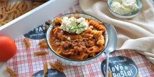 Beitragsbild des Blogbeitrags Rezept: Lasagne mal anders – gesunde Lasagne-Suppe mit Vollkornnudeln