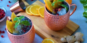 Beitragsbild des Blogbeitrags Rezept: Winterlicher Moscow-Mule Cocktail