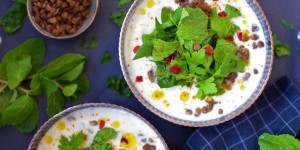Beitragsbild des Blogbeitrags Rezept: Syrische Joghurtsuppe