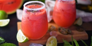 Beitragsbild des Blogbeitrags Rezept: Erfrischende Wassermelonen-Margarita