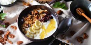Beitragsbild des Blogbeitrags Rezept: Cranberry-Pekan-Müsli