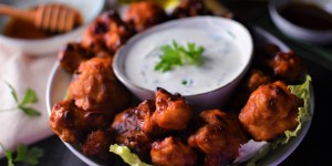 Beitragsbild des Blogbeitrags Rezept: Vegetarische Blumenkohl Wings