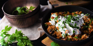 Beitragsbild des Blogbeitrags Rezept: Burrito Chicken One-Pot