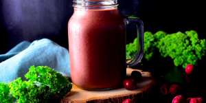 Beitragsbild des Blogbeitrags Rezept: Schokoladen-Kirsch-Smoothie