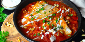Beitragsbild des Blogbeitrags Rezept: Zander in würziger Harissasoße