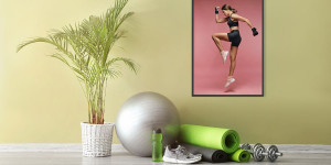 Beitragsbild des Blogbeitrags Motivation: Motivationsposter für das Fitnessstudio zu Hause