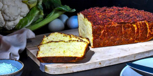 Beitragsbild des Blogbeitrags Rezept: Low-Carb Brot aus Blumenkohl 
