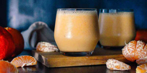 Beitragsbild des Blogbeitrags Rezept: Proteinreicher Clementinen-Smoothie