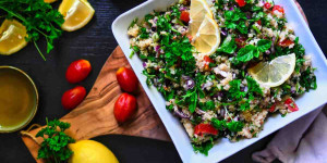 Beitragsbild des Blogbeitrags Rezept: Quinoa-Tabouleh 