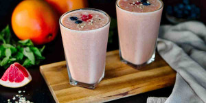 Beitragsbild des Blogbeitrags Rezept: Grapefruit Smoothie 