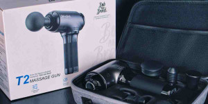 Beitragsbild des Blogbeitrags Produkttest: Bob and Brad T2 Massagepistole