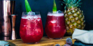 Beitragsbild des Blogbeitrags Rezept: Ananas-Ingwer-Mocktail 