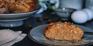 Beitragsbild des Blogbeitrags Rezept: Low-Carb Mandelkuchen