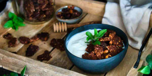 Beitragsbild des Blogbeitrags Rezept: Protein-Granola