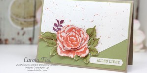 Beitragsbild des Blogbeitrags Alles Liebe – eine Karte | Stampin‘ Up!