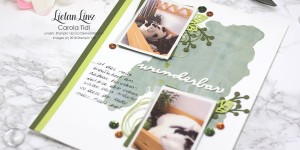 Beitragsbild des Blogbeitrags Scrapbooklayout „Der Kräutergarten“ | Stampin‘ Up! (c) 