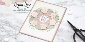 Beitragsbild des Blogbeitrags Vielen Dank von Herzen – eine Karte | Stampin‘ Up!
