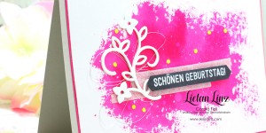 Beitragsbild des Blogbeitrags Geburtstagskarte Glücksfälle | Stampin‘ Up! 