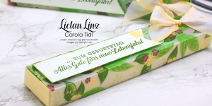 Beitragsbild des Blogbeitrags Schokoverpackung Blütensinfonie | Stampin’ Up!