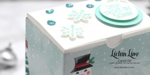 Beitragsbild des Blogbeitrags Herbst-Winter 2019 Tag 5: Hurra, es schneit – Box | Stampin‘ Up!