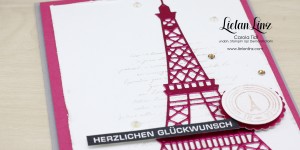 Beitragsbild des Blogbeitrags Geburtstagskarte „Verliebt in Paris“ | Stampin‘ Up!