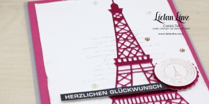 Beitragsbild des Blogbeitrags Geburtstagskarte „Verliebt in Paris“ | Stampin‘ Up! 