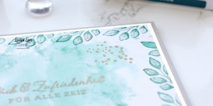 Beitragsbild des Blogbeitrags 1 Set – 5 Tage – 15 Ideen Tag 4: Karte Aquarell| Stampin‘ Up! 