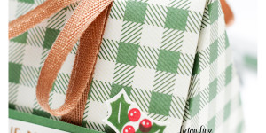 Beitragsbild des Blogbeitrags 12 Tage Weihnachten – Tag 5: eine halbe Pillowbox | Stampin‘ Up! 
